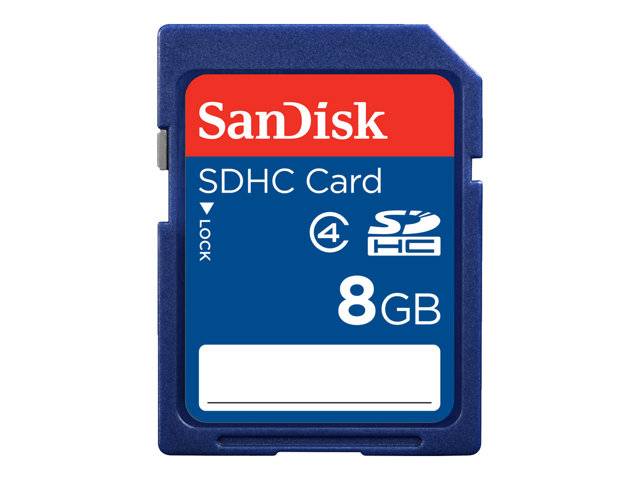 Tarjeta SDHC clase 4 de 8 GB