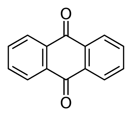 molécula antraquinona
