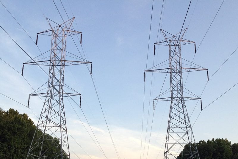 Cables de la red eléctrica