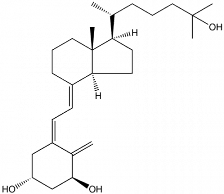 estructura del calcitriol o vitamina D